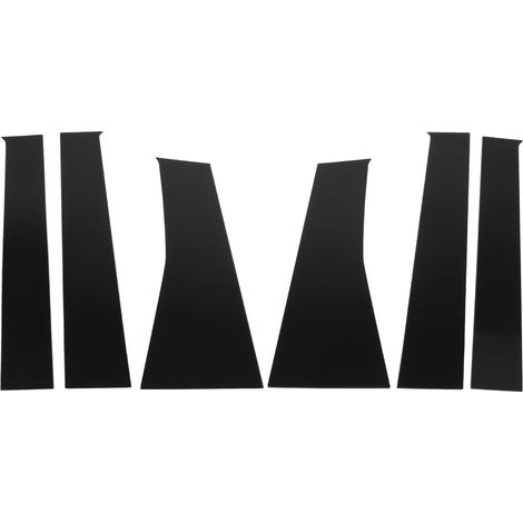 Montants de vitres garniture pilier B noir brillant PC plastique kit de remplacement déco pour Mitsubishi ASX 2011-2020 (1/5)
