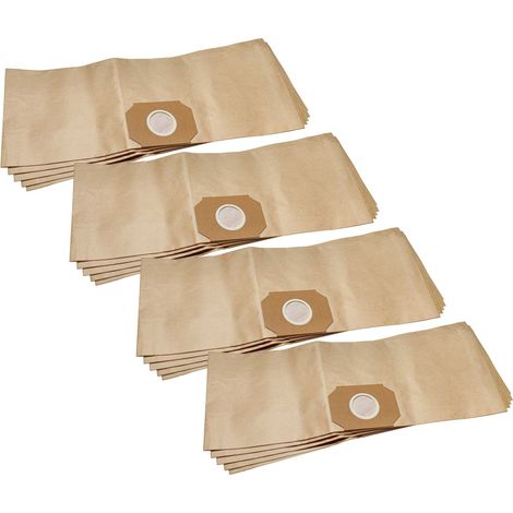 vhbw 20x bolsa compatible con Thomas Junior 1220 Junior 1220 plus, Power Clean, Power Edition 1520 aspiradora - papel, 63,3cm x 22cm, marrón (1/5)
