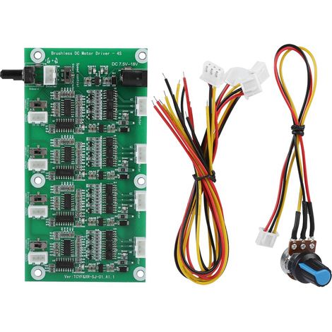 4-Kanal-Drehzahlregler für bürstenlose Motoren mit mehrstufigem Schutz und PWM (1/5)