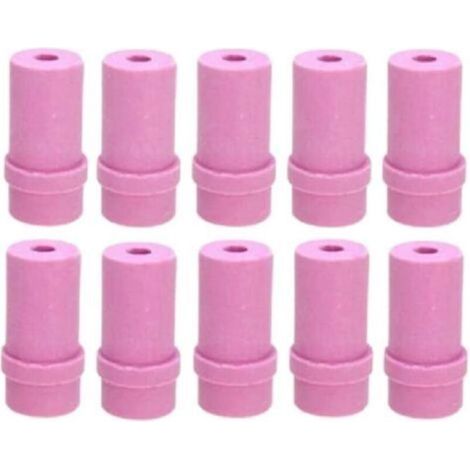 Lot de 10 embouts de buse de sablage en céramique rose pour pistolet de sablage (4.5Mm) (1/5)