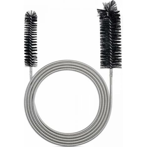 1PC Noir(2M)-Brosse de nettoyage flexible pour tube d'alimentation - Outil de nettoyage de tuyau (1/4)
