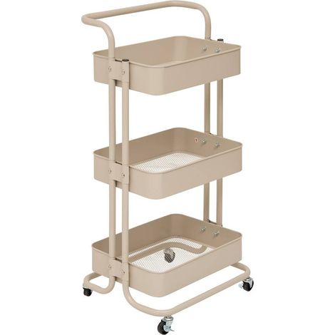 Color edition aparador de 3 niveles 45x36.5x86cm beige - 5five