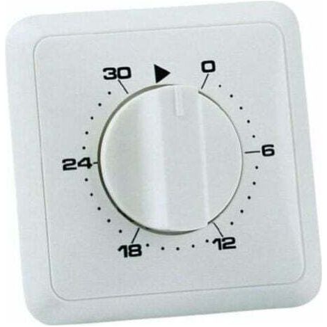Analoge Unterputz-Zeitschaltuhr mit 30-Minuten-Tagesprogramm