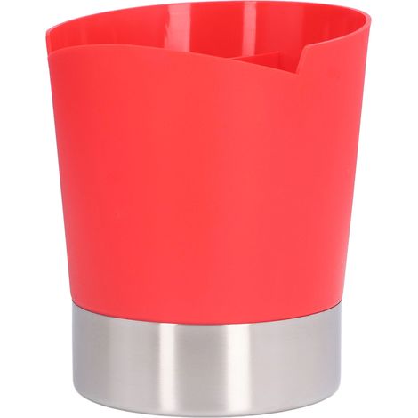 Boîte de Rangement 3 Cases Design Compact Base Acier Inoxydable Texture Mate Distributeur de Paille Moderne Simple (1/5)