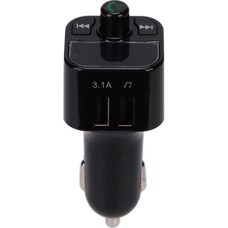 Émetteur FM Bluetooth Voiture pour Appels Mains Libres et Diffusion Audio sans Fil (1/5)