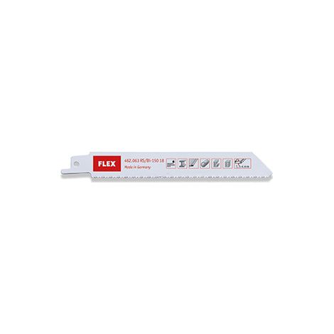 5 x Lame de scie sabre pour démantèlement L230 mm - dents 10 pouce - Flex