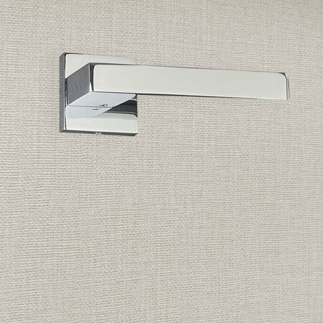 Poignée de porte design finition aspect chrome mat Europa - KATCHMEE (1/4)