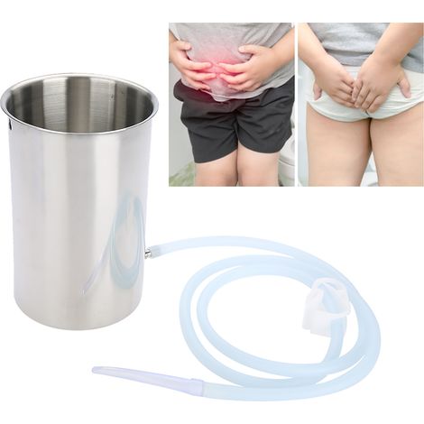 Kit d'Irrigation du Côlon Réutilisable avec Réservoir 2L, Tube 1.4m et Embout (1/5)