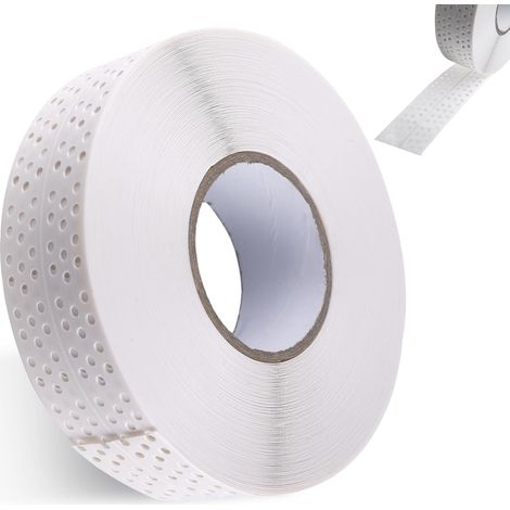 Gipskarton-Klebeband, 5 cm x 40 m, mit Kantenschutz, hochflexibel und wiederverwendbar, 1 Rolle hochwertiges PVC-Klebeband (1/5)