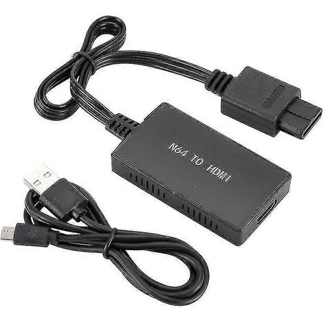 Adaptateur convertisseur Nintendo 64 vers HDMI, câble HD Link, N64 vers TV HDMI (1/4)
