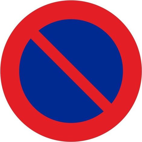 Señal Vial de Bolsa Estacionamiento Prohibido 700 x 700 mm (1/2)