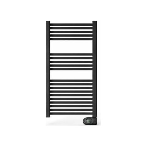 Radiador secatoallas eléctrico de bajo consumo HJM SQUARE 750 W - Negro (1/5)
