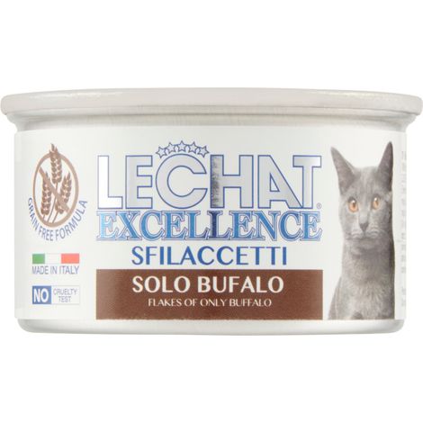 Le Chat Excellence Sfilaccetti Solo Bufalo 80 g