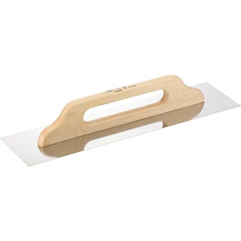 Llana de albañil suave 500x130 mm de acero inoxidable Fortis