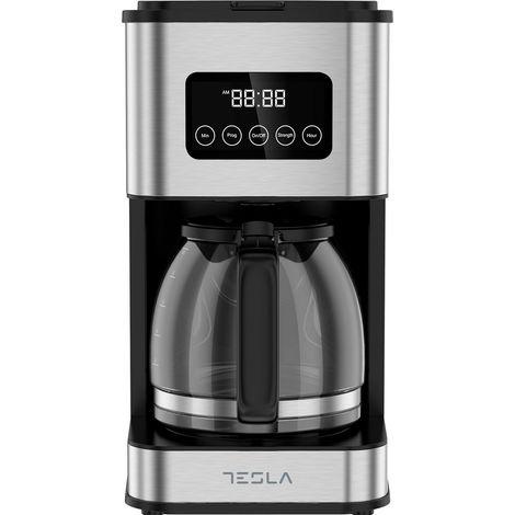 Cafetière filtre programmable 1.5l 12 tasses inox - Tesla - CMF201BX (1/4)