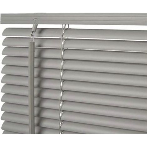 TrAdE Shop Traesio - Set 2pz Tenda Veneziana 60x140cm In Pvc Con Asta Casa Parasole In 2 Colori 011682 - (1/5)