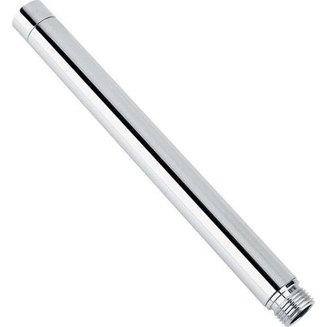 Cabezal de ducha redondo de acero inoxidable de 8 pulgadas con acabado cromado - Extensión de ducha moderna y elegante - KZQ