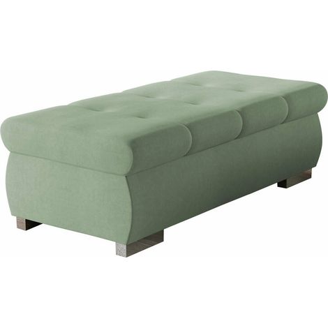 Banco tapizado Comfivo 123, Uttario Velvet 2954, 39x60x120cm, Diámetro: 0, Tapiz, Patas: Metal, 0 (1/4)