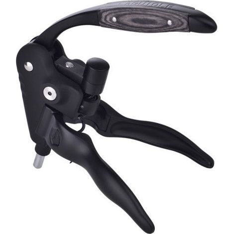 LAGUIOLE LAGUIOLE Tire Bouchon à Levier Sommelier Décapsuleur Ouvre Bouteille de Vin, Coffret Cadeau, Noir Métal (1/3)