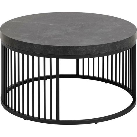 Mesa de centro Norsica Livevai 107 , 35x0x0cm, Diámetro: 65, Aglomerado laminado, Redonda