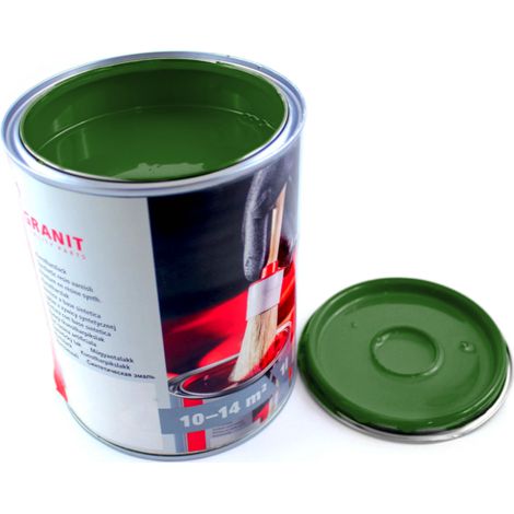 Vernice verde Stoll, Nopolux Wilckens effetto granito, lattina da 1 litro (1/2)