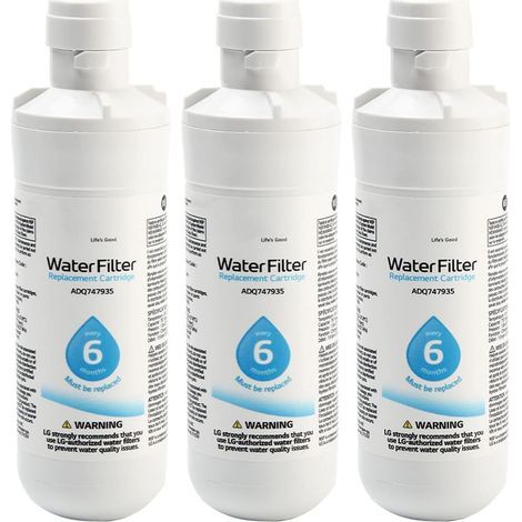 3er-Pack Wasserfilter, kompatibel mit Kenmore 9980 Side-by-Side-Kühlschrank, Slim Space Plus Eiswürfelsystem (1/5)