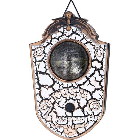 Animated Eyeball Haunted Doorbell LED Electric Luminous Eyeball One Eyed Doorbell for Bar Escape Room Games (1/4)