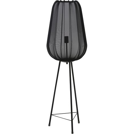Light & Living - lampadaire - Plumeria - noir - métal - lampe (1/4)