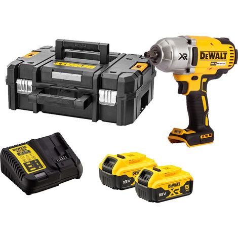 Dewalt DCF899P2 XR 18V brushless 3 speed high torque impact wrench with 2 X 5ah