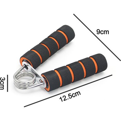 Hand Exerciser - 30 kg Resistance - Soft Foam Handle - For Hand Wrist Forearm Strength Training - Home Gym Office Use - 1 Piece (1/5)