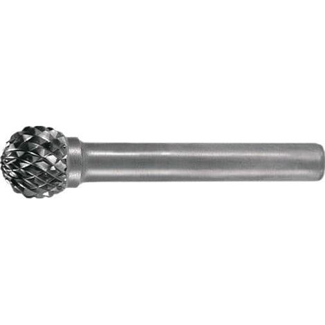 TECWERK Frässtift KUD D.6mm Kopf-L.5mm Schaft-D.6mm HM Verz.Kreuz TECWERK (1/2)