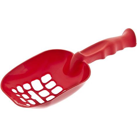 Cuillère Rhea pour le nettoyage de la litière pour chats avec forme ovale et trous