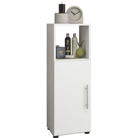 Meuble de salle de bain 93x31x30 cm Blanc (1/2)