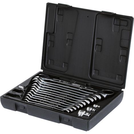 KS Tools GEARplus Ratschenringmaulschlüssel-Satz, 16-tlg. (1/5)