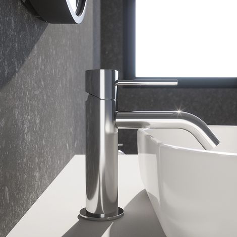 Mélangeur lavabo sans vidange en laiton chromé Mod. Katharine (1/5)