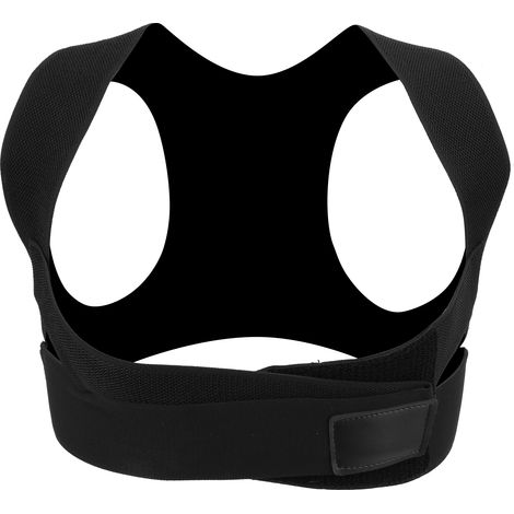 Correcteur De Posture Ajustable - Soutien Lombaire Et Épaules - En Néoprène Respirant - Avec Plaque En Acier - Taille M (1/5)