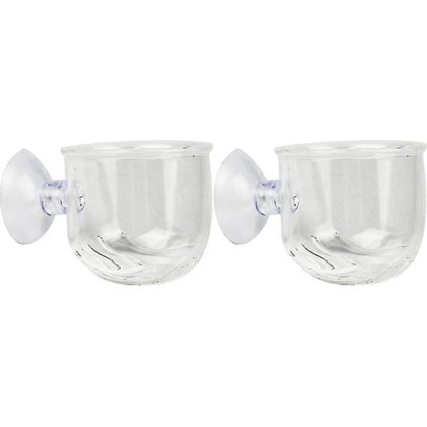 Lot de 2 tasses à biberon en verre (1/3)