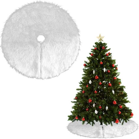 Wolketon Gonna natalizia per albero 78 cm, tappeto rotondo riutilizzabile per casa, hotel e feste (1/5)