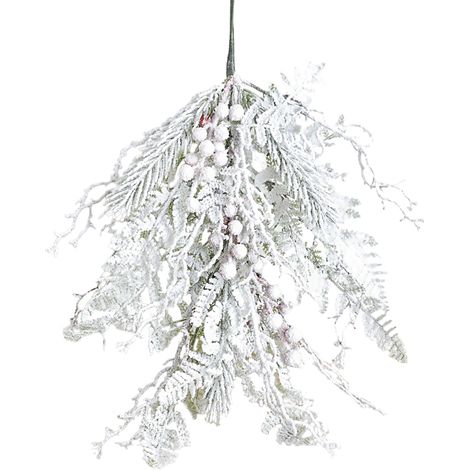Arbre artificiel à l'envers, décoration de vacances romantique et réaliste, 45cm (1/5)
