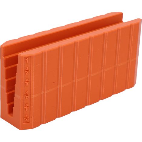 Support portable et stable pour la découpe du contreplaqué. Outil précis pour le travail du bois avec scies à table et scies circulaires. Couleur orange. (1/5)