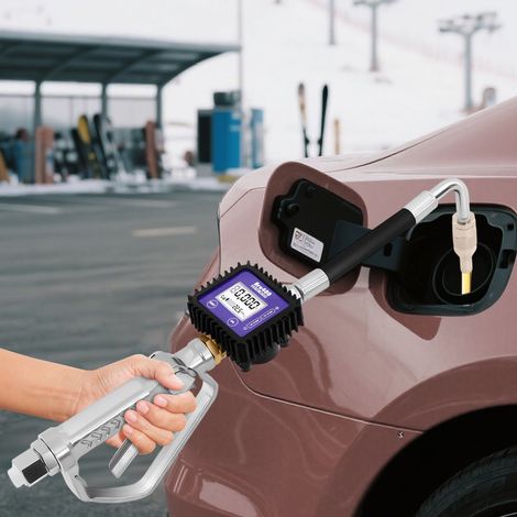 Digitale Ölpistole mit Durchflussmesser Mengenölzapfpistole für Tankstelle (1/5)