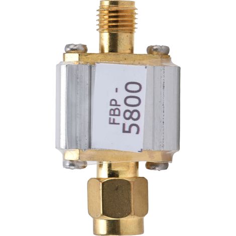 Filtre passe-bande à interface SMA, filtre de réduction du bruit à faible perte d'insertion, adapté aux récepteurs 5,8 GHz. (1/5)