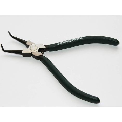 Innenbogenzange deJonnesway AG010006, 9" (225 mm), zum Entfernen de gebogener innerer Gummiringe, Edelstahl de Chrom-Vanadium, Bereich 32-80 mm