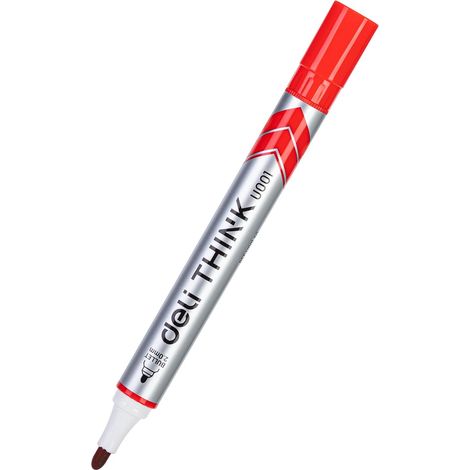 DELI Marcador pizarra blanca Think punta conica 2,0mm rojo