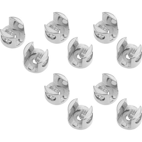 Unomor Lot de 10 clips de fixation pour miroir en alliage de (1/5)