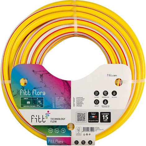 FITT - Tuyau fitt flora jaune 6 couches usage intensif 15mm x 25m (1/2)