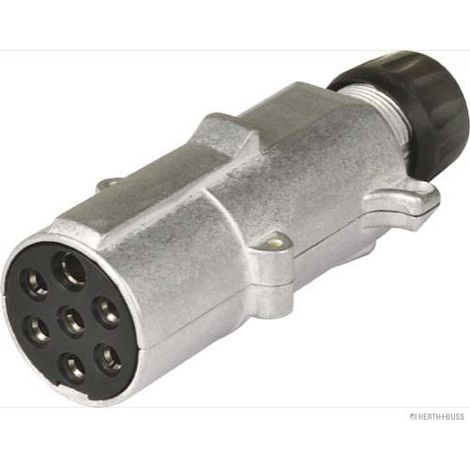 Aluminiumstecker, elektrischer Steckverbinder 7-polig 24 V 16 A 1,5 mm² ISO 1185