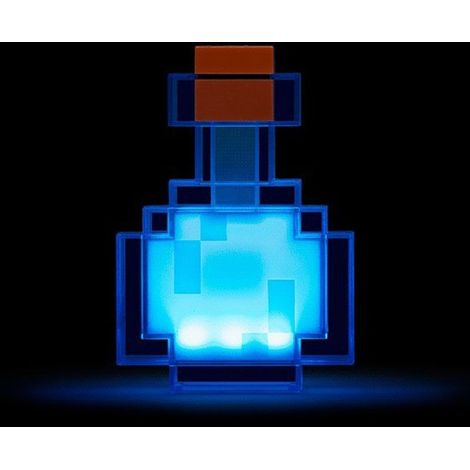 Veilleuse LED 8 couleurs, lampe de bureau LED à changement de couleur en forme de flacon de potion Minecraft, veilleuse de 7 pouces (une pièce) (1/3)