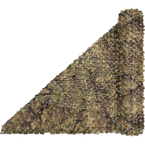 Filet de Camouflage Militaire Grande Taille pour Chasse, Ombrage, Camouflage Décoration, Parasol, Terrasse Protection Solaire (1/5)