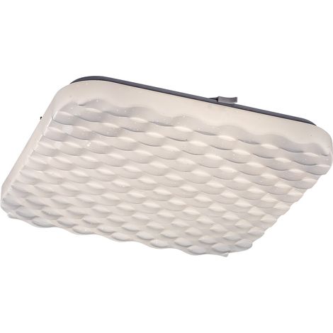 Rabalux Eldrick2 plafoniera LED quadrata bianca 33cm 24W (1/5)